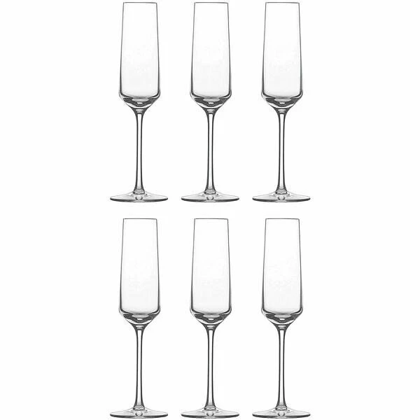 Schott Zwiesel Sektglas 6er-Set Pure Mit Moussierpunkt â Bild 2